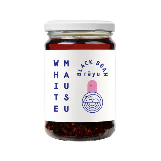 White Mausu Black Bean Rayu Sauce