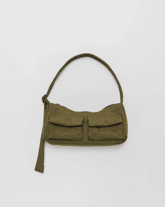BAGGU Cargo shoulder bag in seaweed