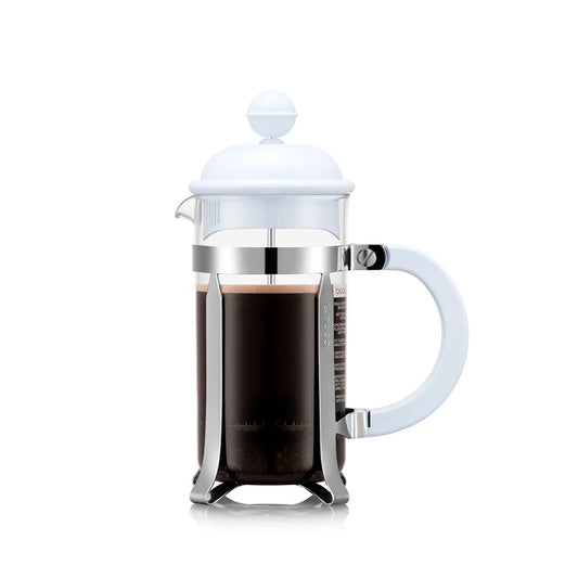 bodum french press coffee maker 3 cup, 0.35l in blue moon colour 