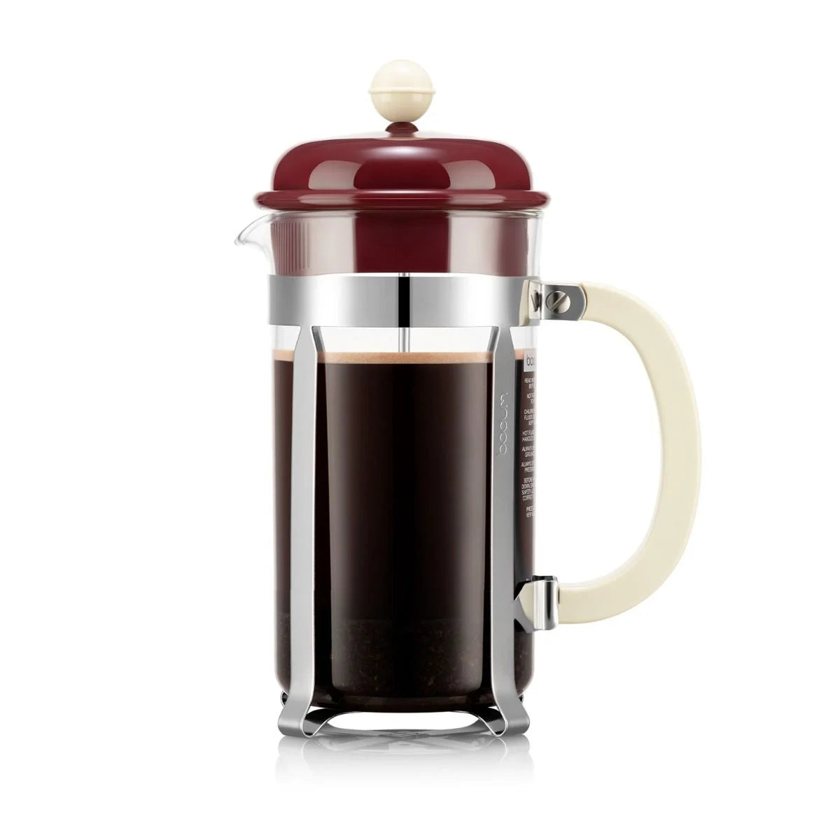 Bodum CAFFETTIERA French Press Coffee Maker 8 Cup 1L - Brown/Cream
