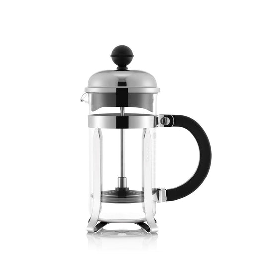 bodum chambrod french press coffee maker 3 cup, 0.35l in silver