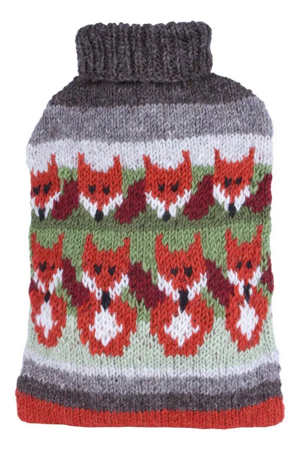 pachamama skulk of foxes hot water bottle