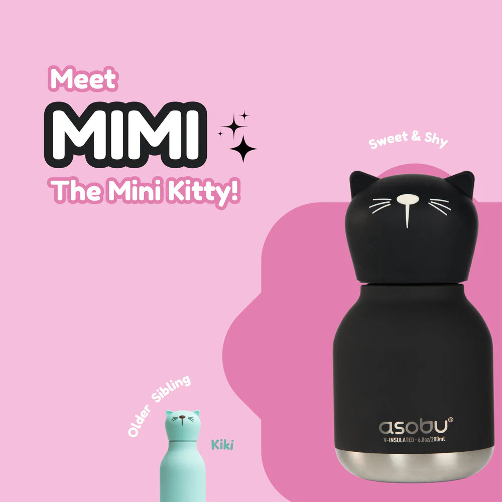 Asobu Mini Black Cat Bestie Bottle