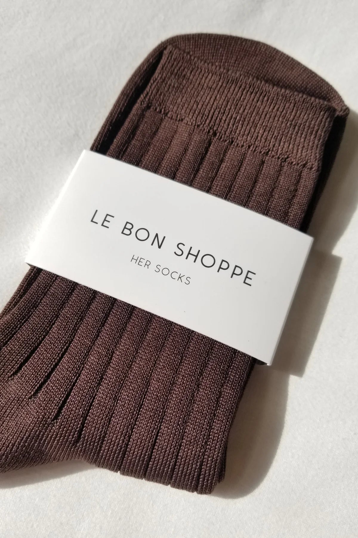 Le Bon Shoppe Her Socks - Coffee