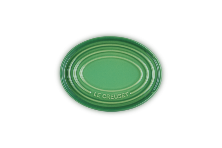 Le Creuset Oval Spoon Rest in Bamboo Green
