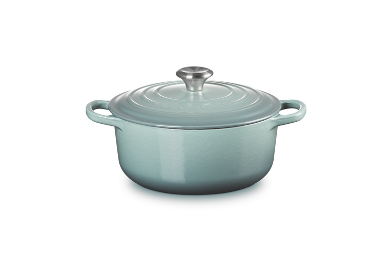 Le Creuset Cast Iron Round Casserole 20cm Sea Salt