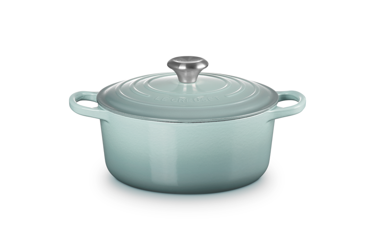 Le Creuset Cast Iron Round Casserole 24cm Sea Salt