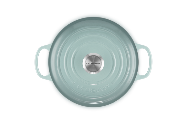 Le Creuset Cast Iron Round Casserole 24cm Sea Salt