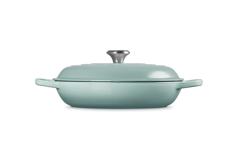 Le Creuset Cast Iron Shallow Casserole 30cm Sea Salt
