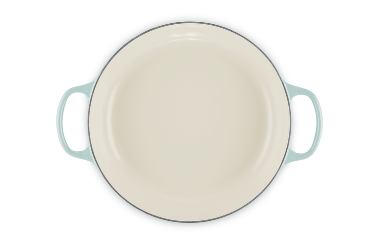 Le Creuset Cast Iron Shallow Casserole 30cm Sea Salt