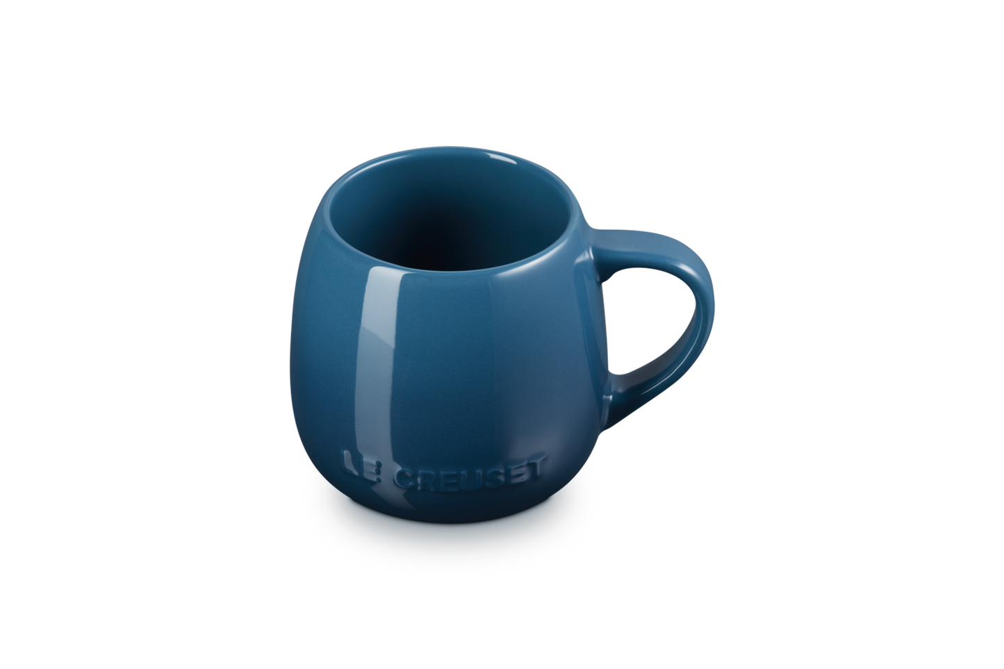 Le Creuset Stoneware Coupe Sphere Mug 320ml Deep Teal