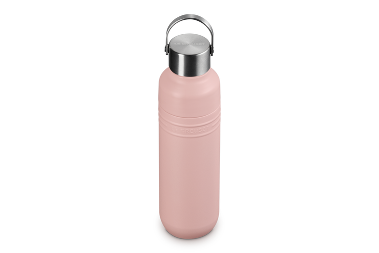 Le Creuset Insulated Water Bottle 500ML Shell Pink