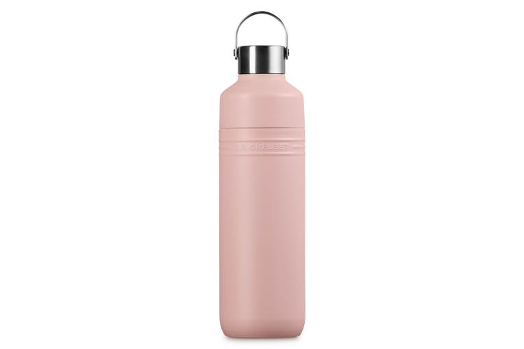 Le Creuset Insulated Water Bottle 1L Shell Pink
