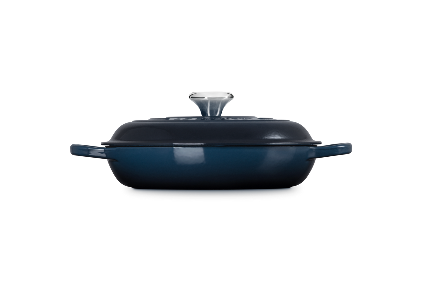 Le Creuset Cast Iron Shallow Casserole - Nuit 26cm