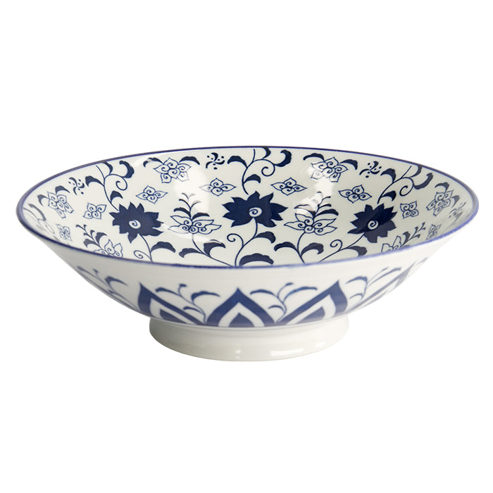 Tokyo Design Studio Ramen Bowl in Blue Botan