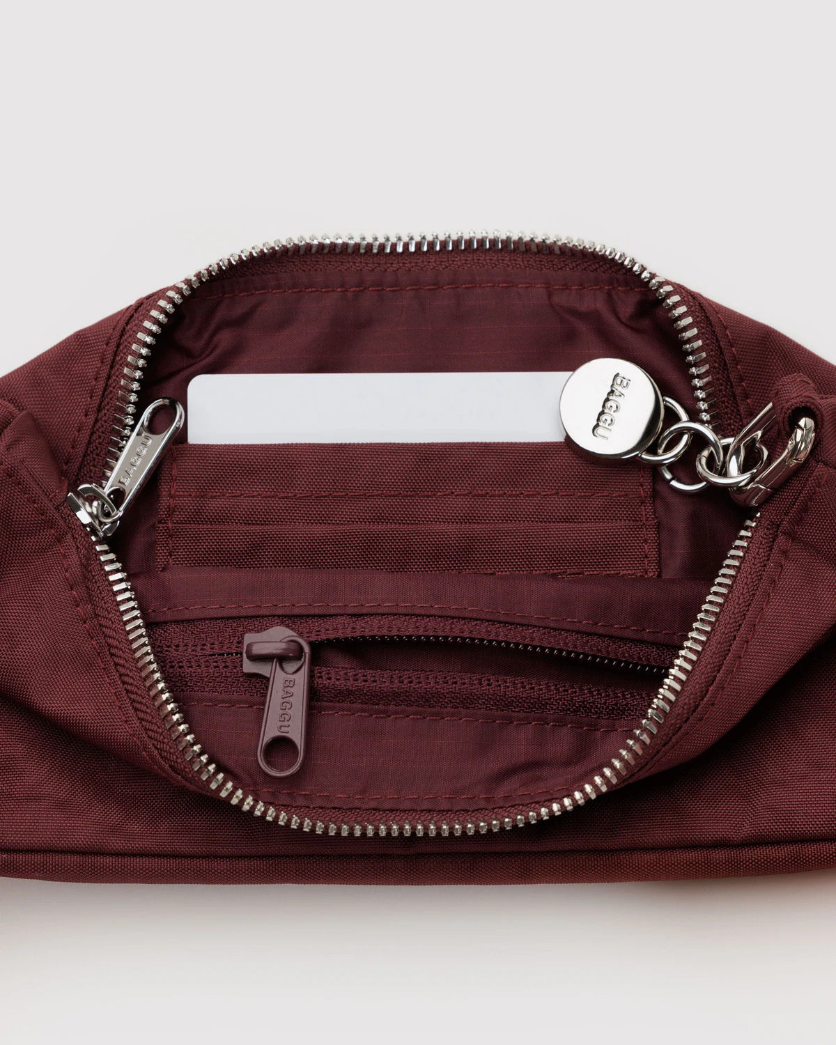 BAGGU Nylon Pochette Bag - Mahogany