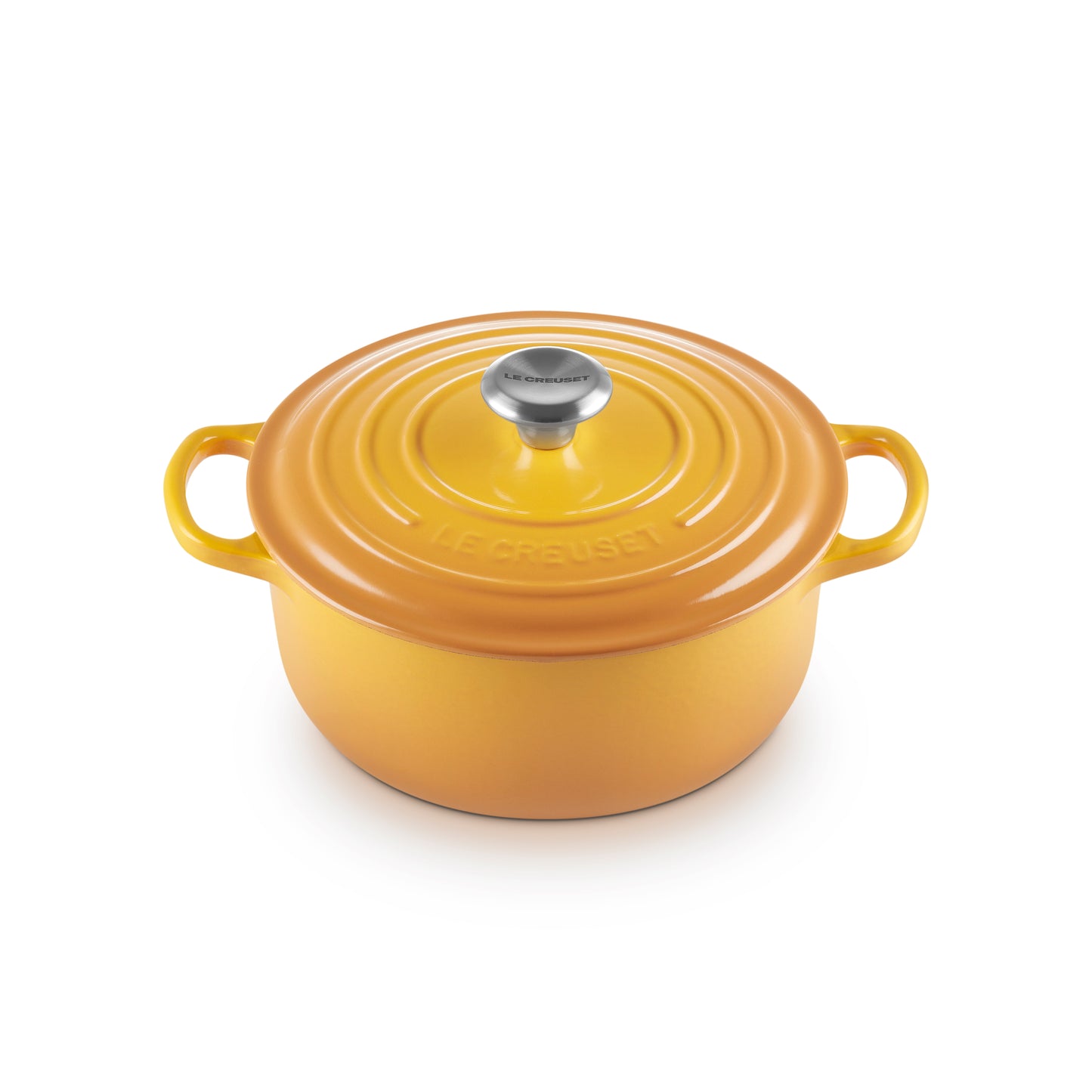 Le Creuset Signature Cast Iron Round Casserole 24cm Nectar