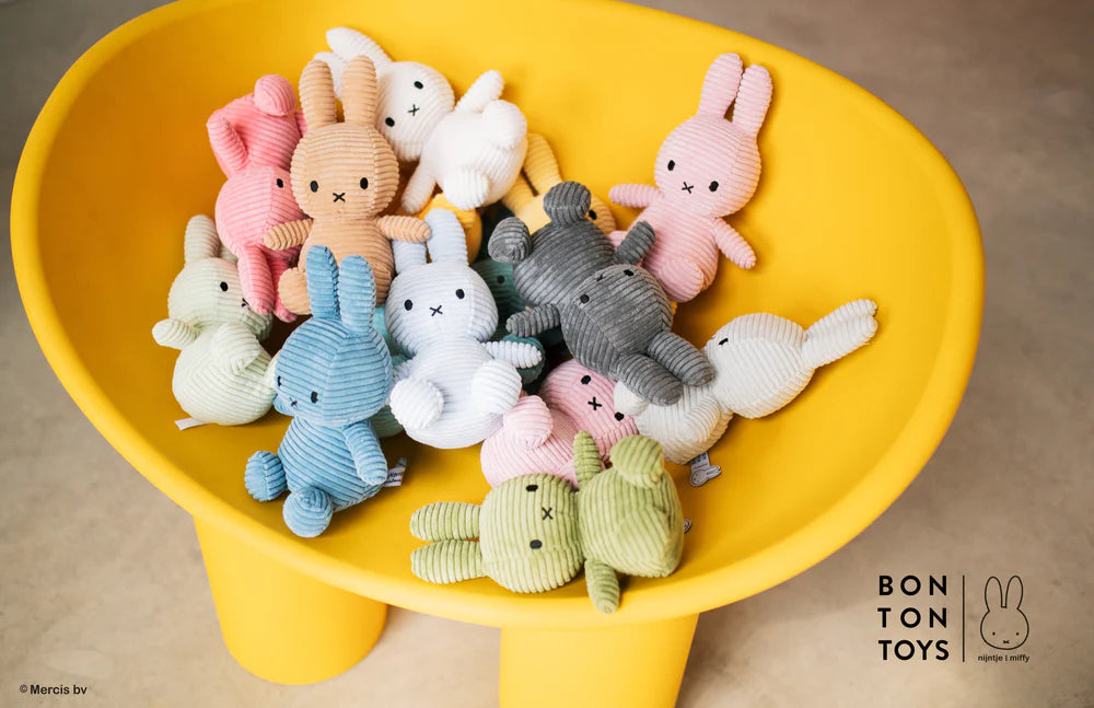 Miffy Corduroy Plush - Off White