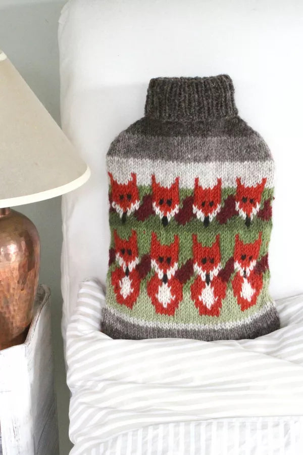 pachamama skulk of foxes hot water bottle