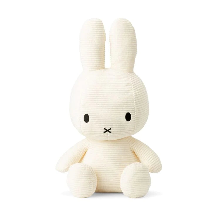 Miffy corduroy plush extra large 50cm in white