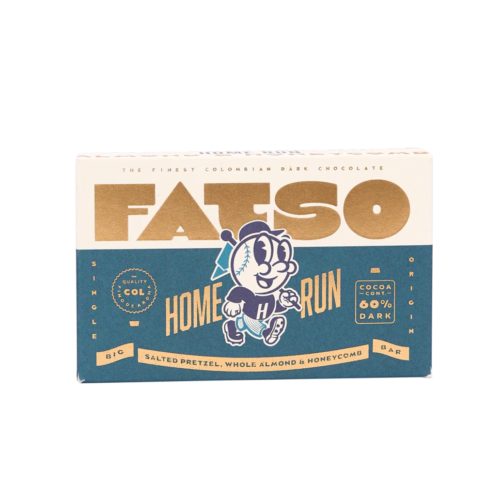 FATSO Home Run Chocolate - Salted Pretzel, Almond & Honeycomb