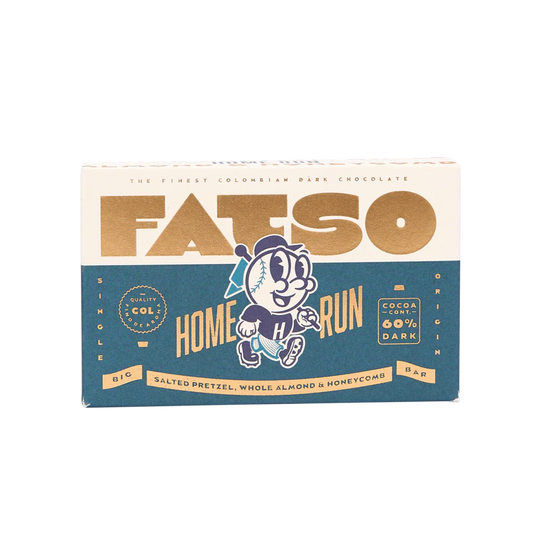FATSO Home Run Chocolate - Salted Pretzel, Almond & Honeycomb