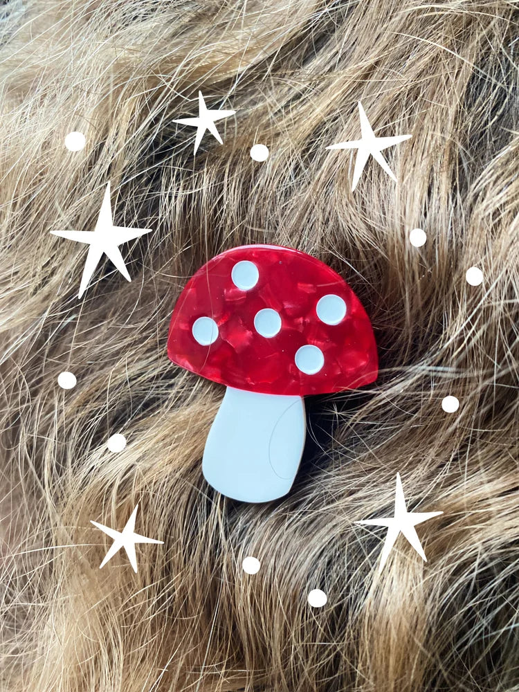 Lisa Junius Mushroom Hair Clip