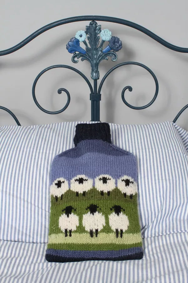 Pachamama Flock Of Sheep Hot Water Bottle