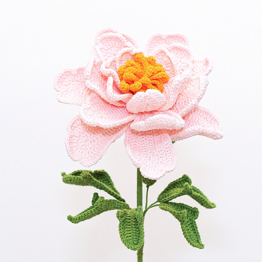 crochet flower queen peony