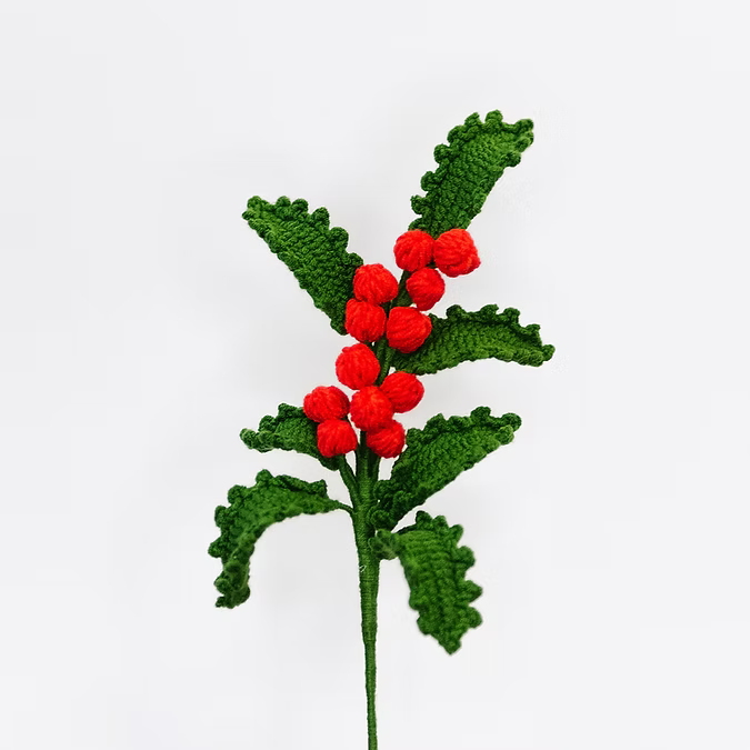 Handmade Crochet Flower - Holly