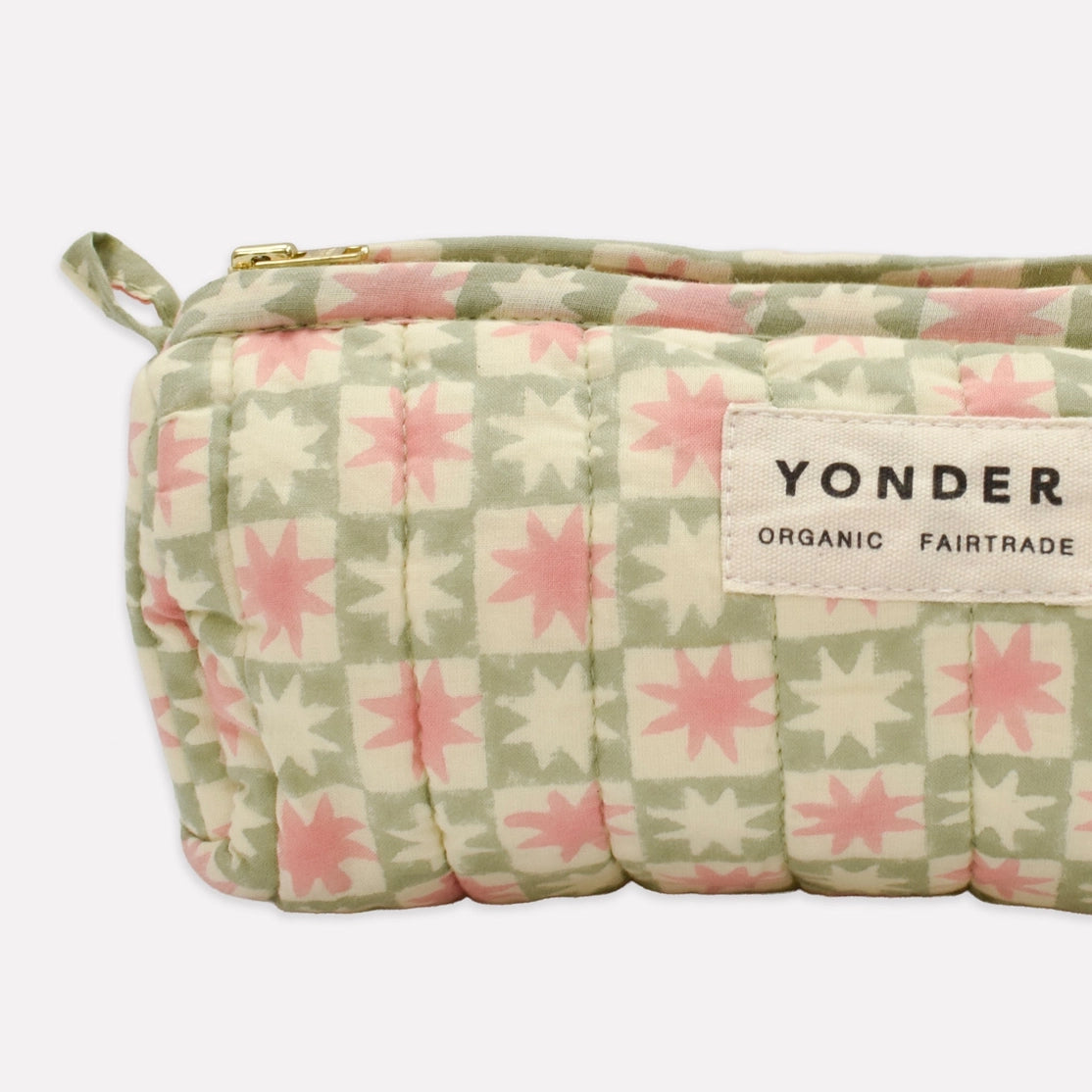 YONDER Quilted Barrel Case - Peppermint Pinwheel
