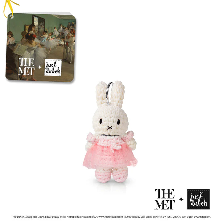 Miffy Handmade Crochet Keyring - Degas