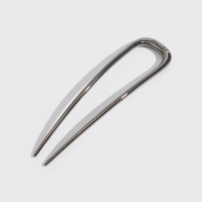 KITSCH Metal French Hair Pin - Hematite