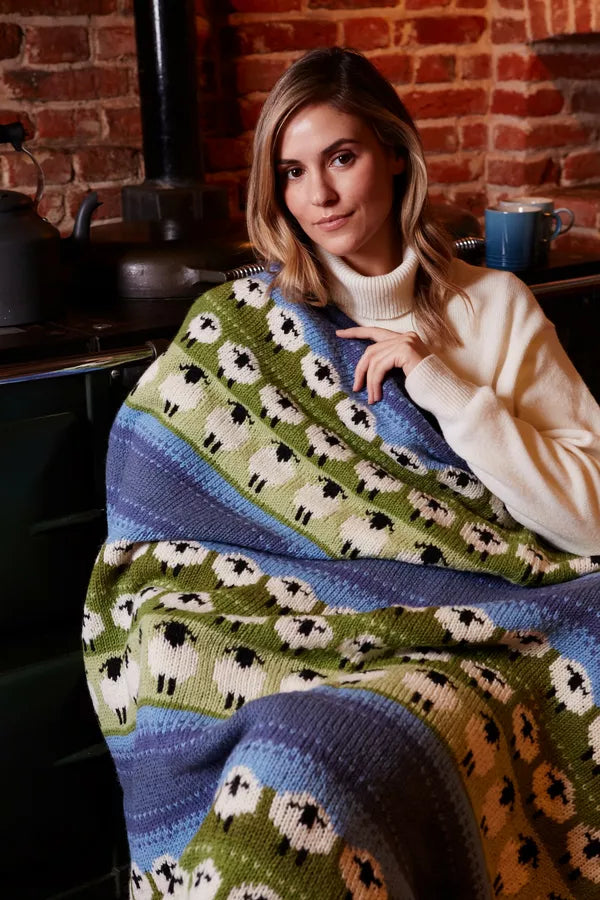 Pachamama Flock Of Sheep Throw