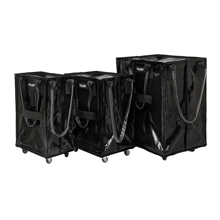 Hulken Original Rolling Tote Medium Bag - Black