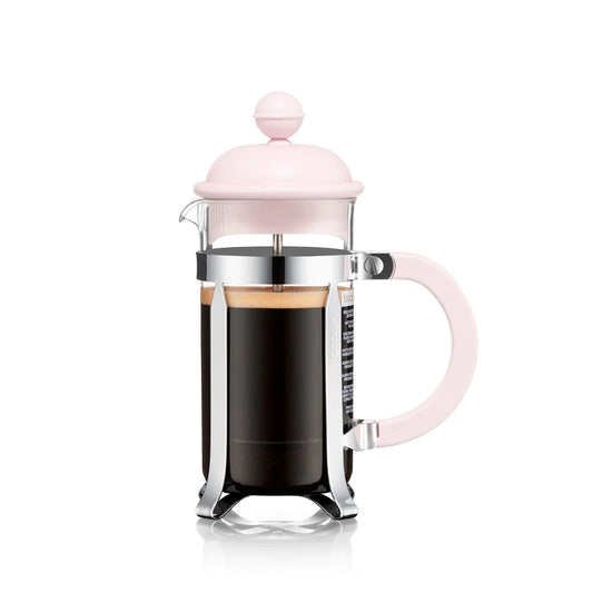 BODUM French Press coffee maker 3 cup in strawberry pink
