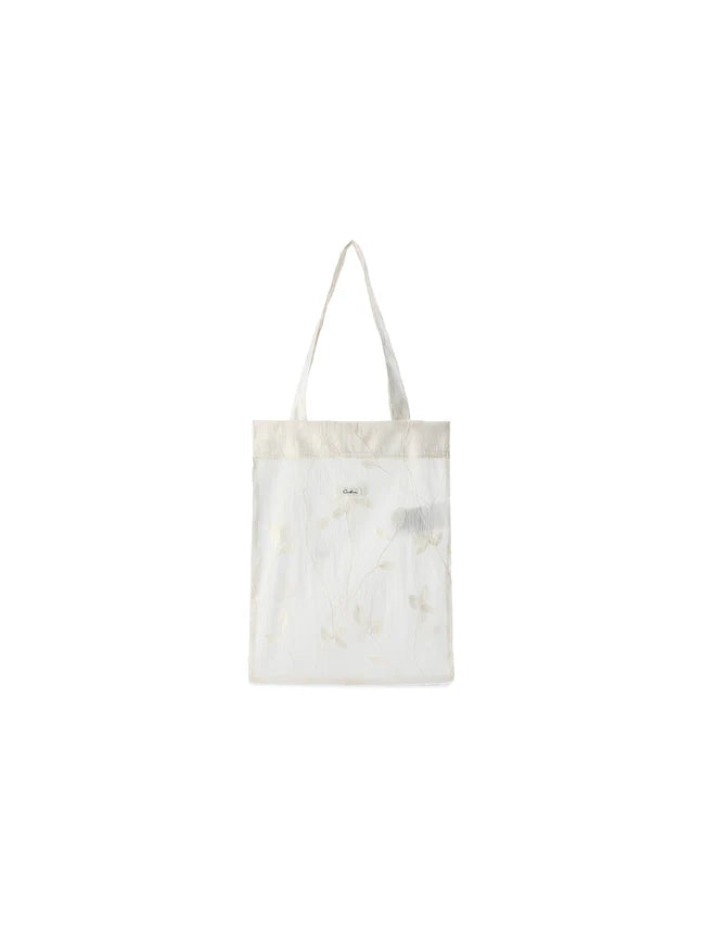 CUBIC Vine Lace Lightweight Shoulder Bag - Beige