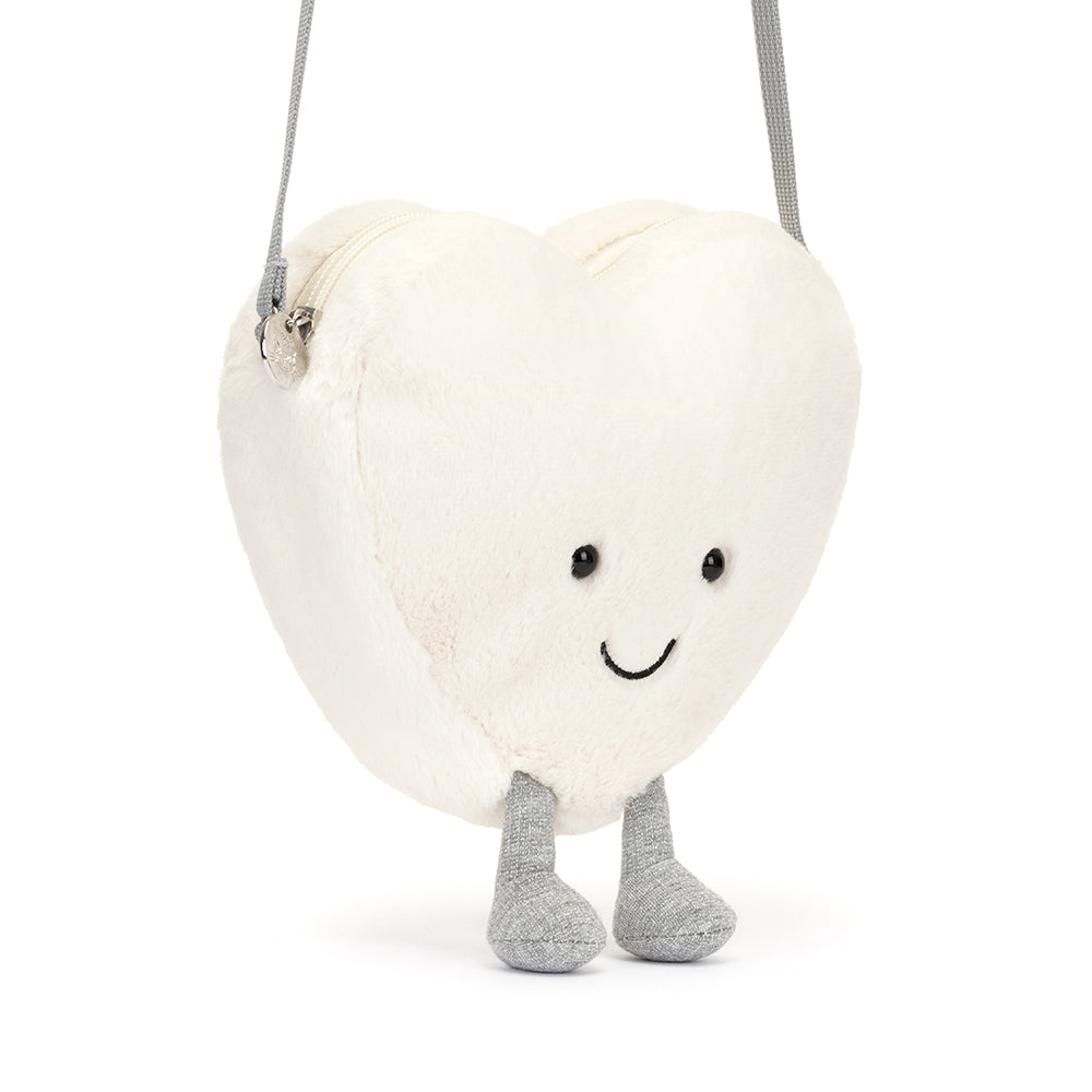 Jellycat Amuseables Cream Heart Bag