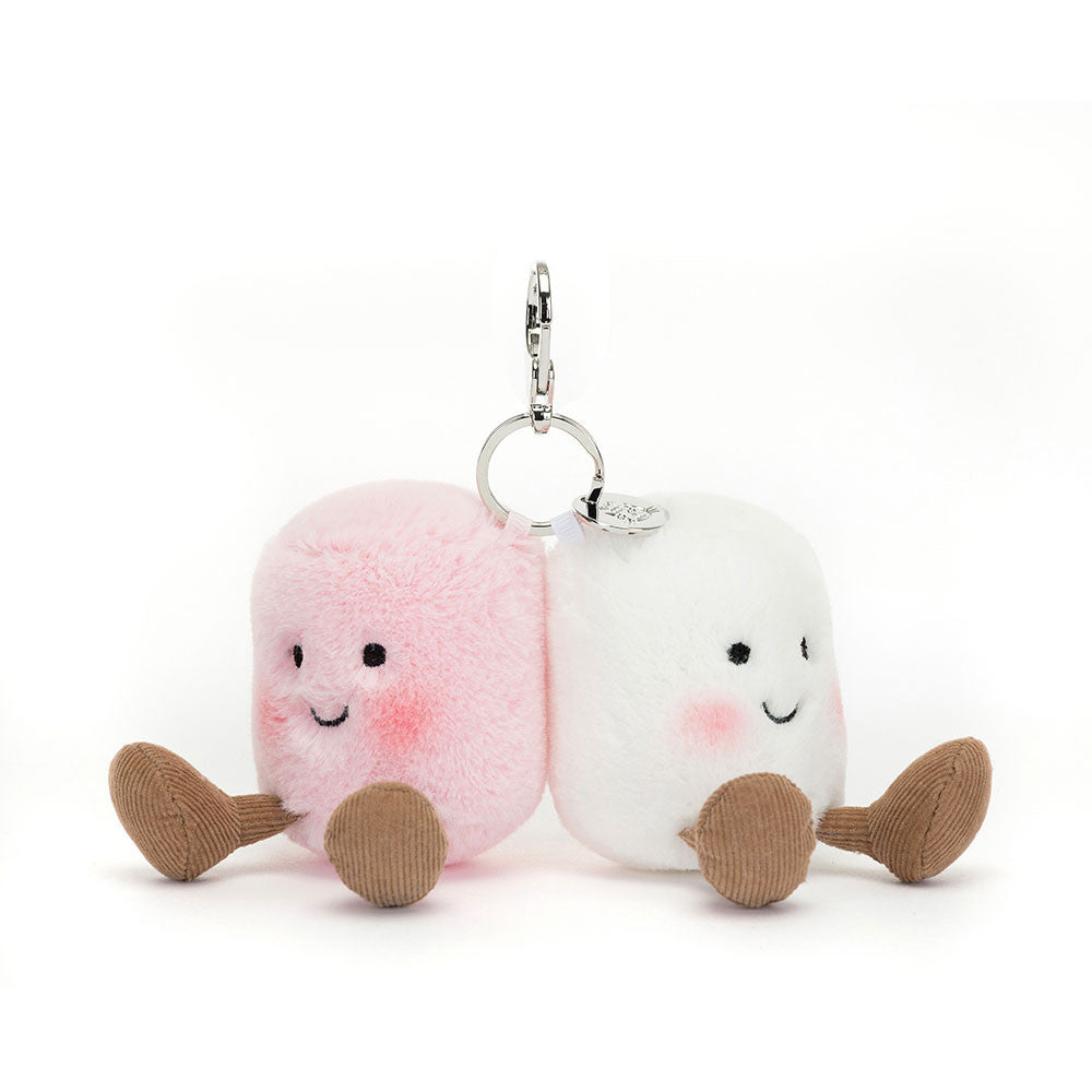 Jellycat Amuseables Pair of Marshmalows bag charm