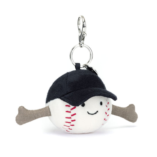 soft toy baseball bag charm