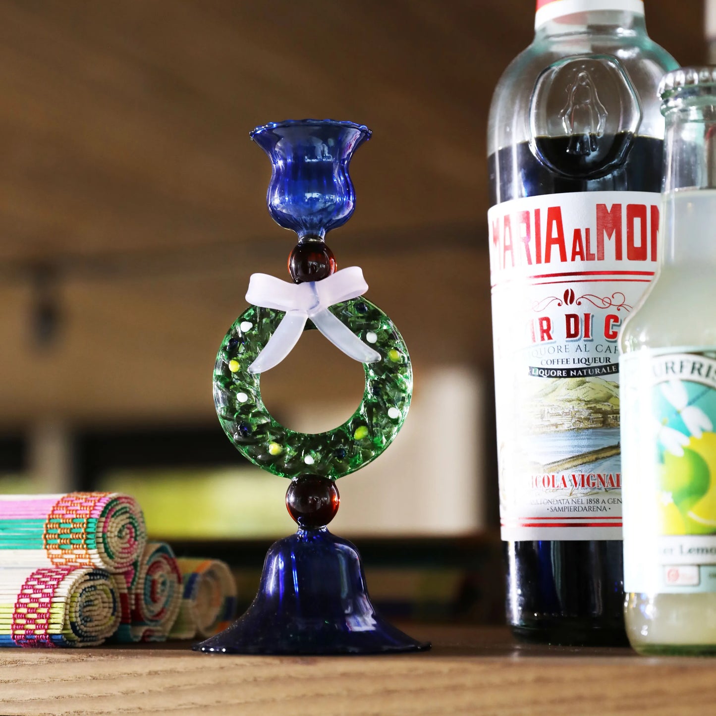 &Klevering Candle Holder Merry Wreath