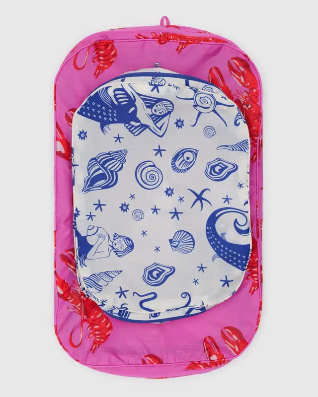 BAGGU Large Packing Cube Set in Sea Creatures