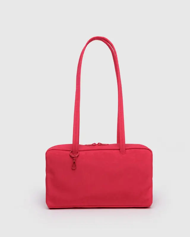 BAGGU Nylon Bowler Bag Candy Apple