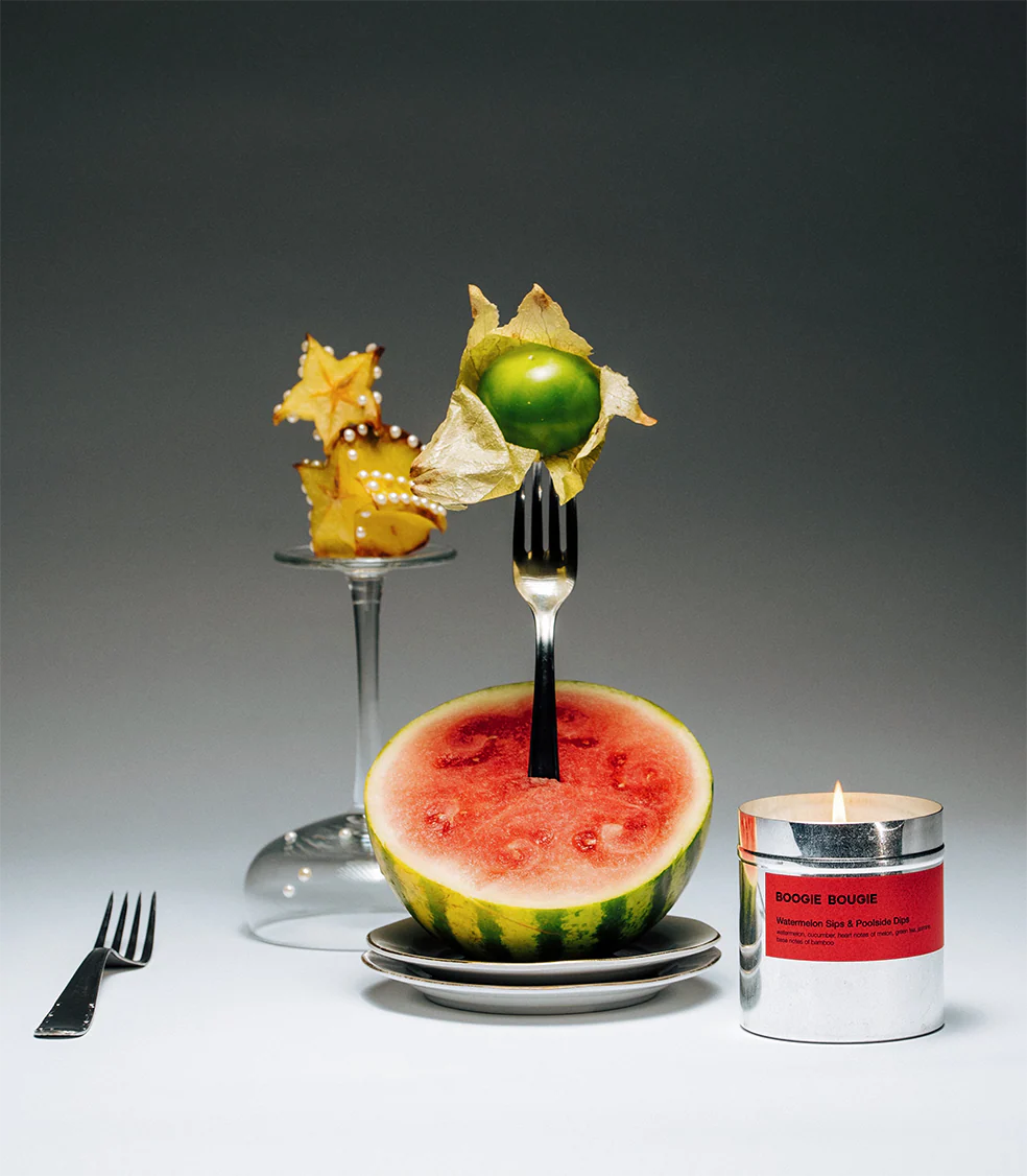 Boogie Bougie Poolside Dips & Watermelon Sips Candle
