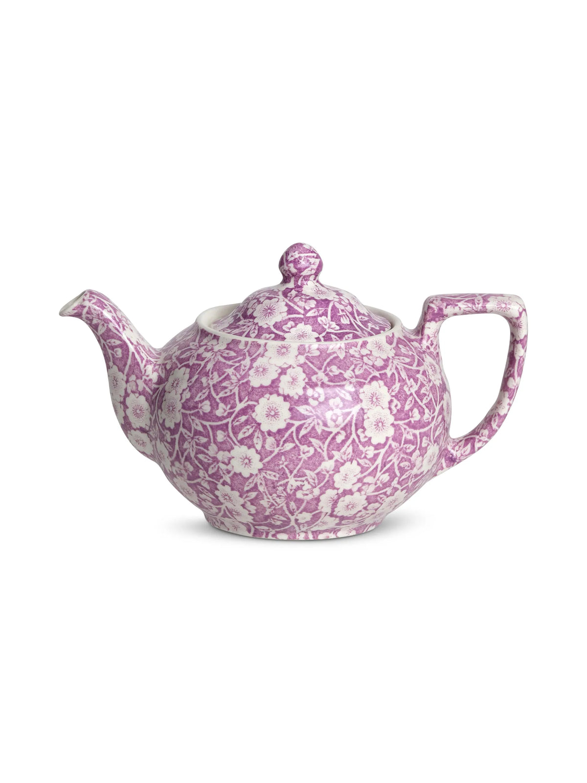 Burleigh Blossom Calico 3-4 Cup Teapot on a white background