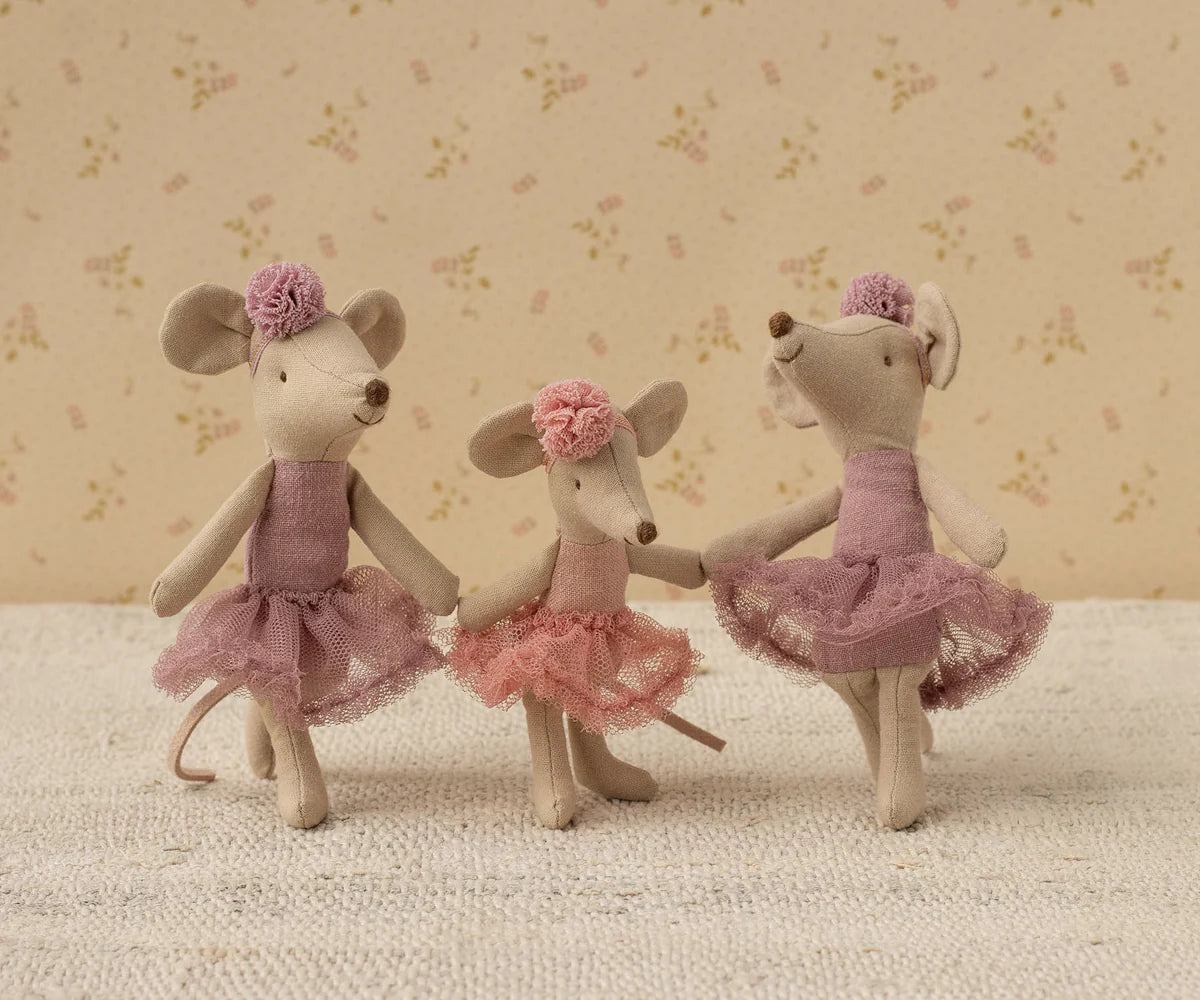 Maileg Big Sister Ballerina Mouse - Heather