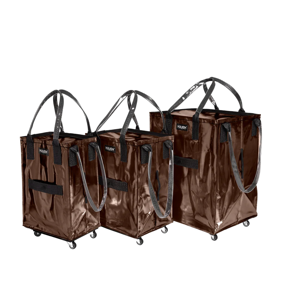 Hulken Original Rolling Small Tote Bag - Chocolate Brown