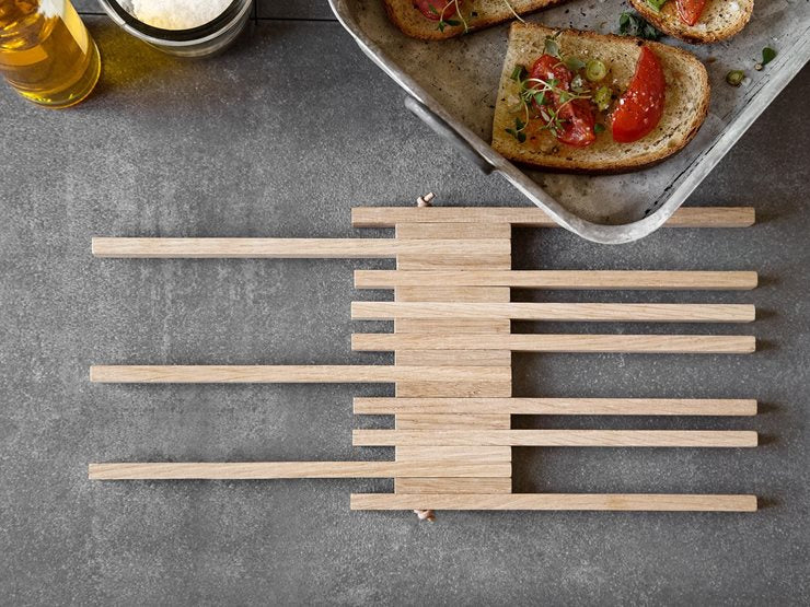 Table Frame Trivet - Black Oak