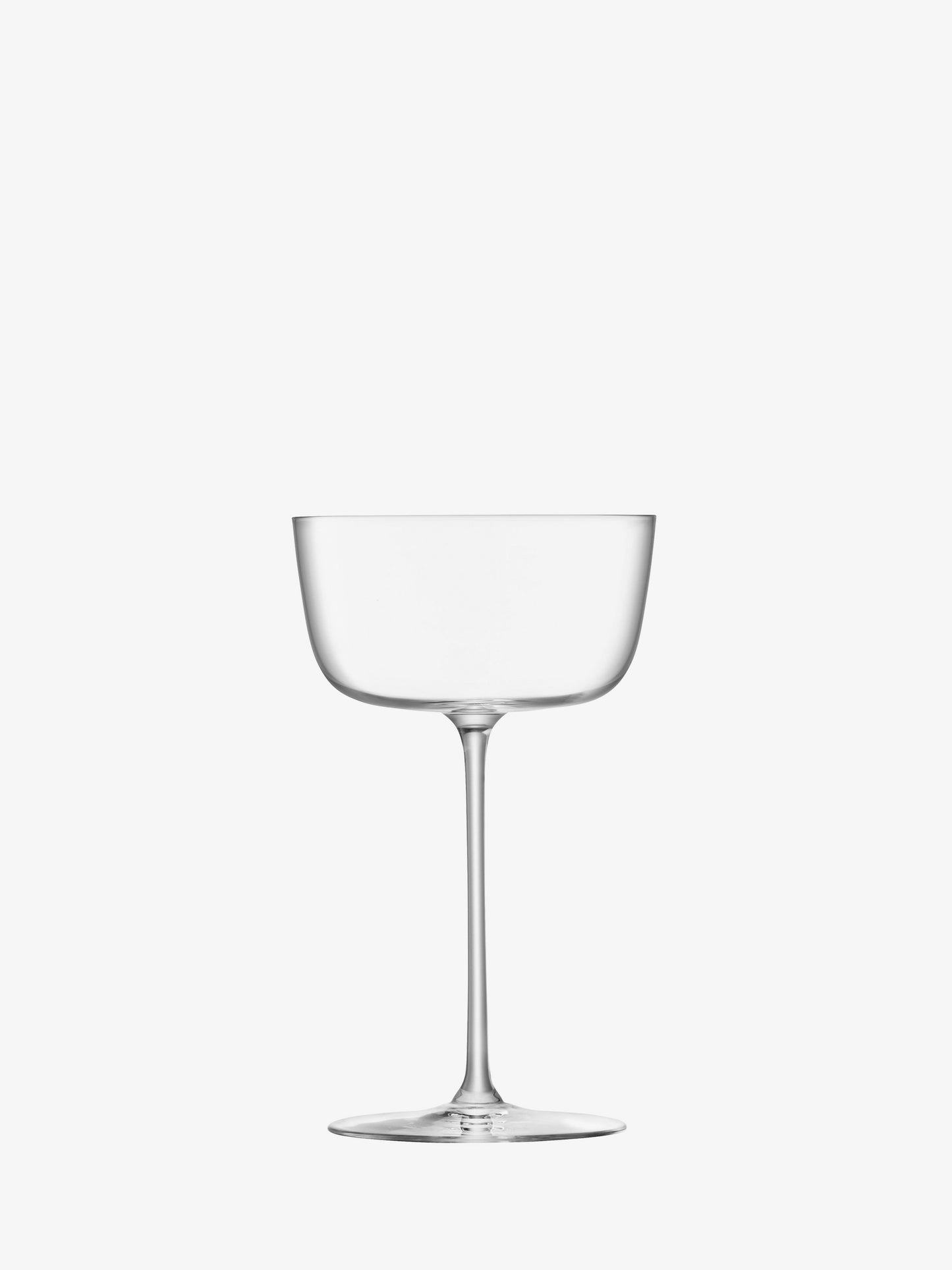 LSA Borough Cocktail Saucer 240ml Set Of 4 - Clear