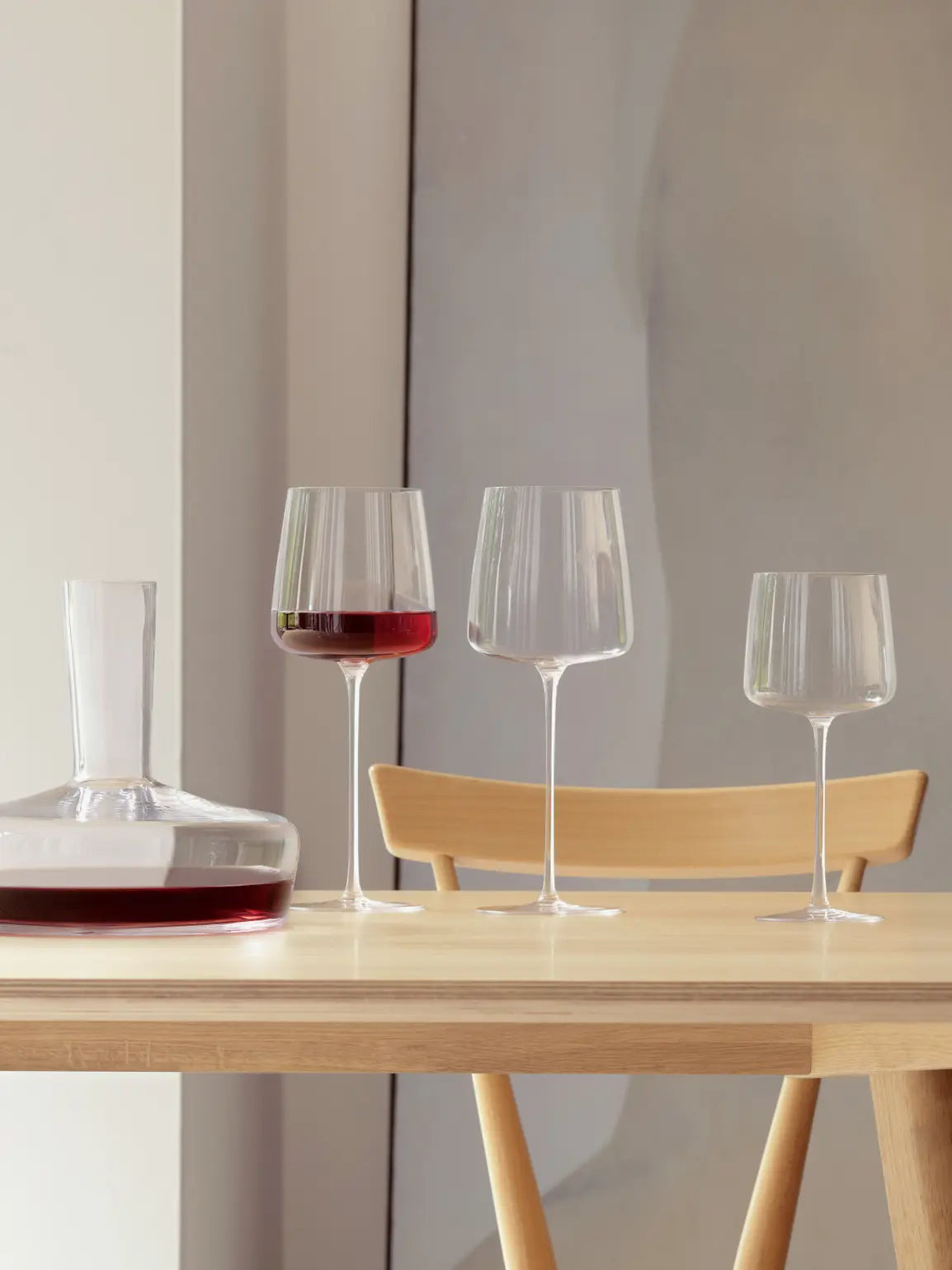 LSA Metropolitan Wine Glass 400ml Set of 4 - Clear